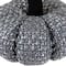 Northlight; 7.5" Gray Knitted Fall Harvest Tabletop Pumpkin; Category:Decor Pumpkins; Image:8